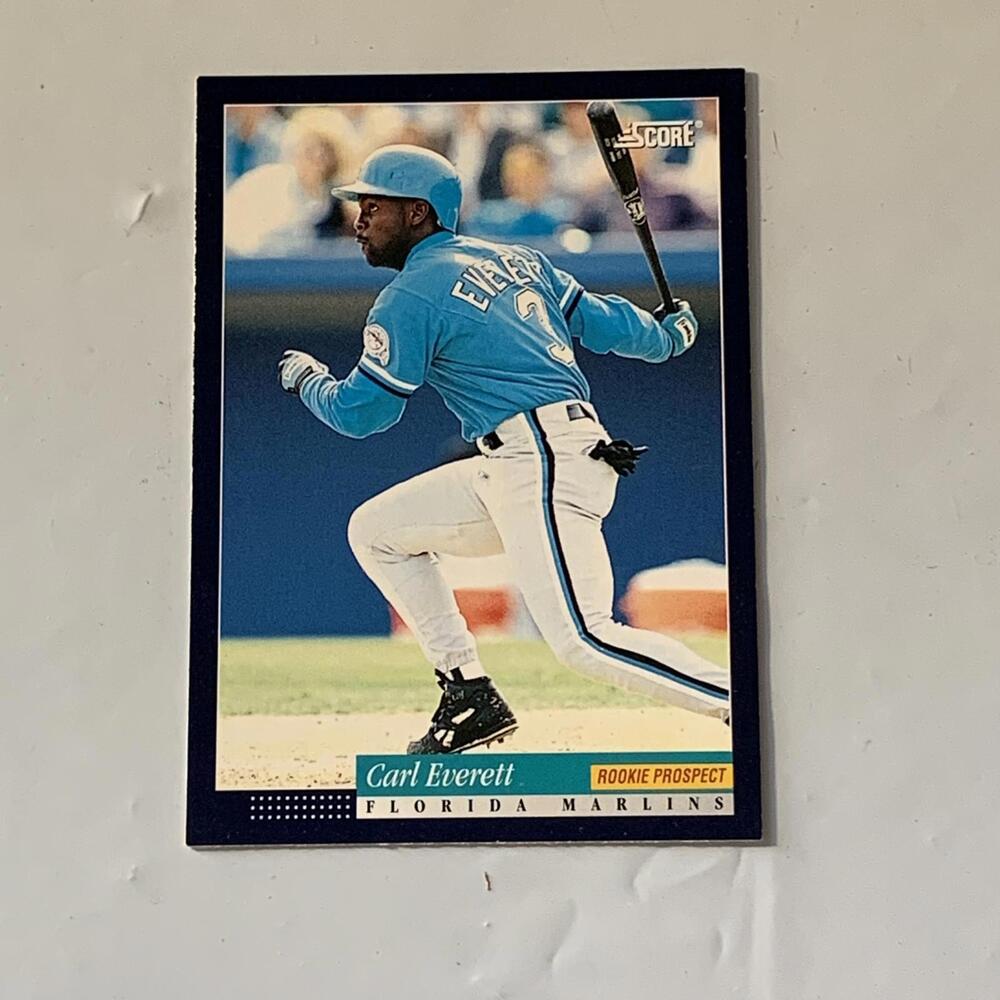 1991 Score‎ Carl Everett Rookie Prospect Baseball Card - Florida Marlins